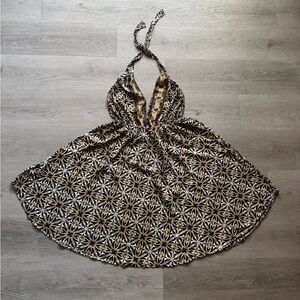 India Boutique Halter Mini Dress